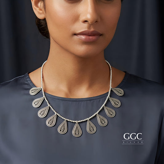 Leaf Filigree Neckalce
