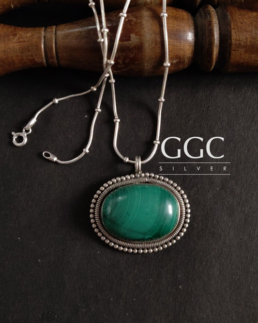 Malachite pendant