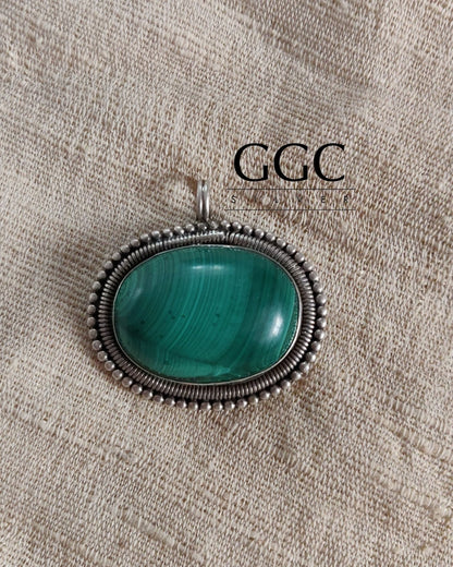 Malachite pendant