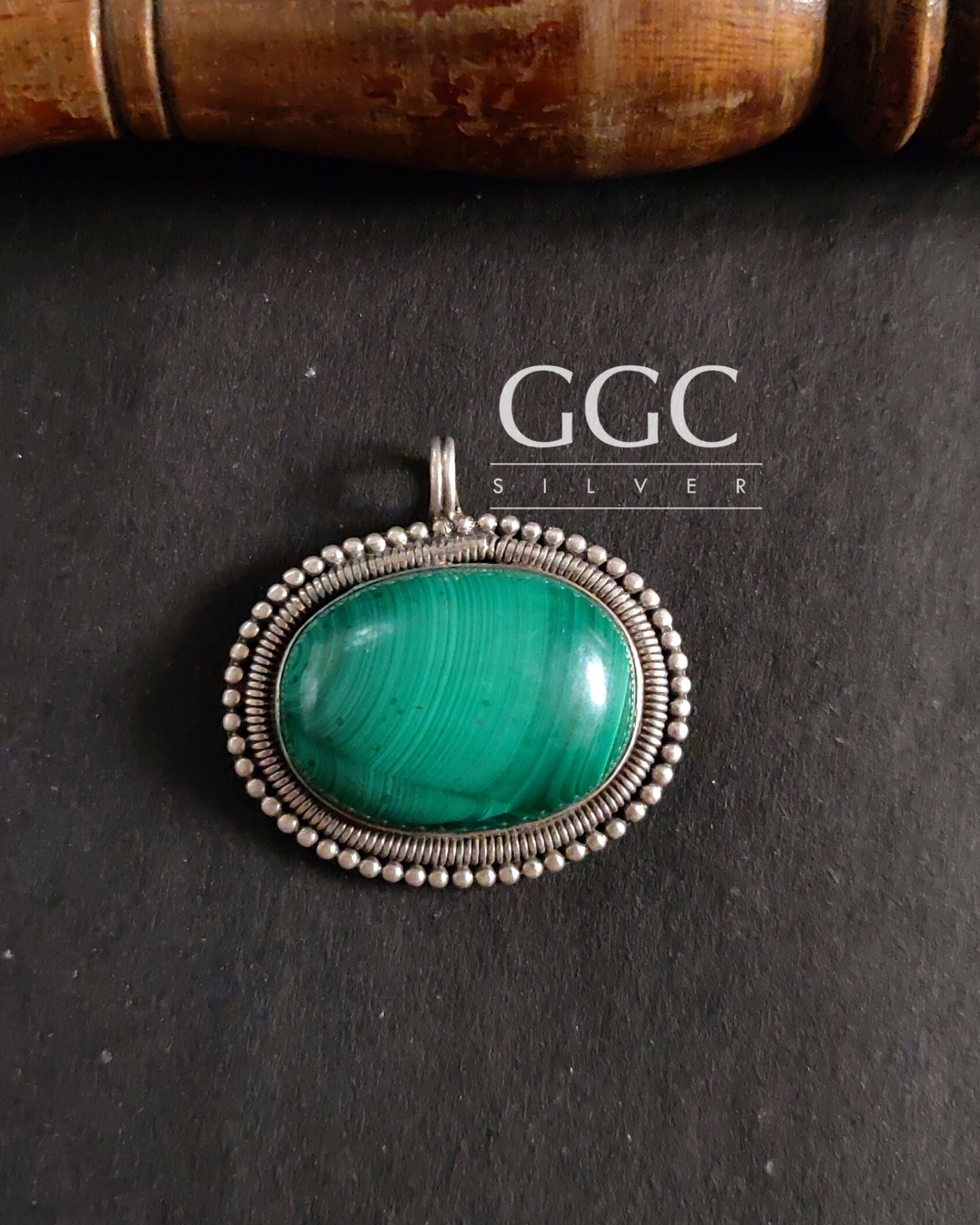 Malachite pendant