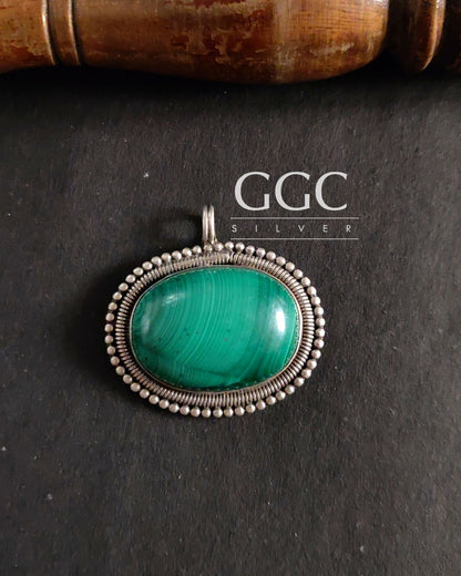 Malachite pendant