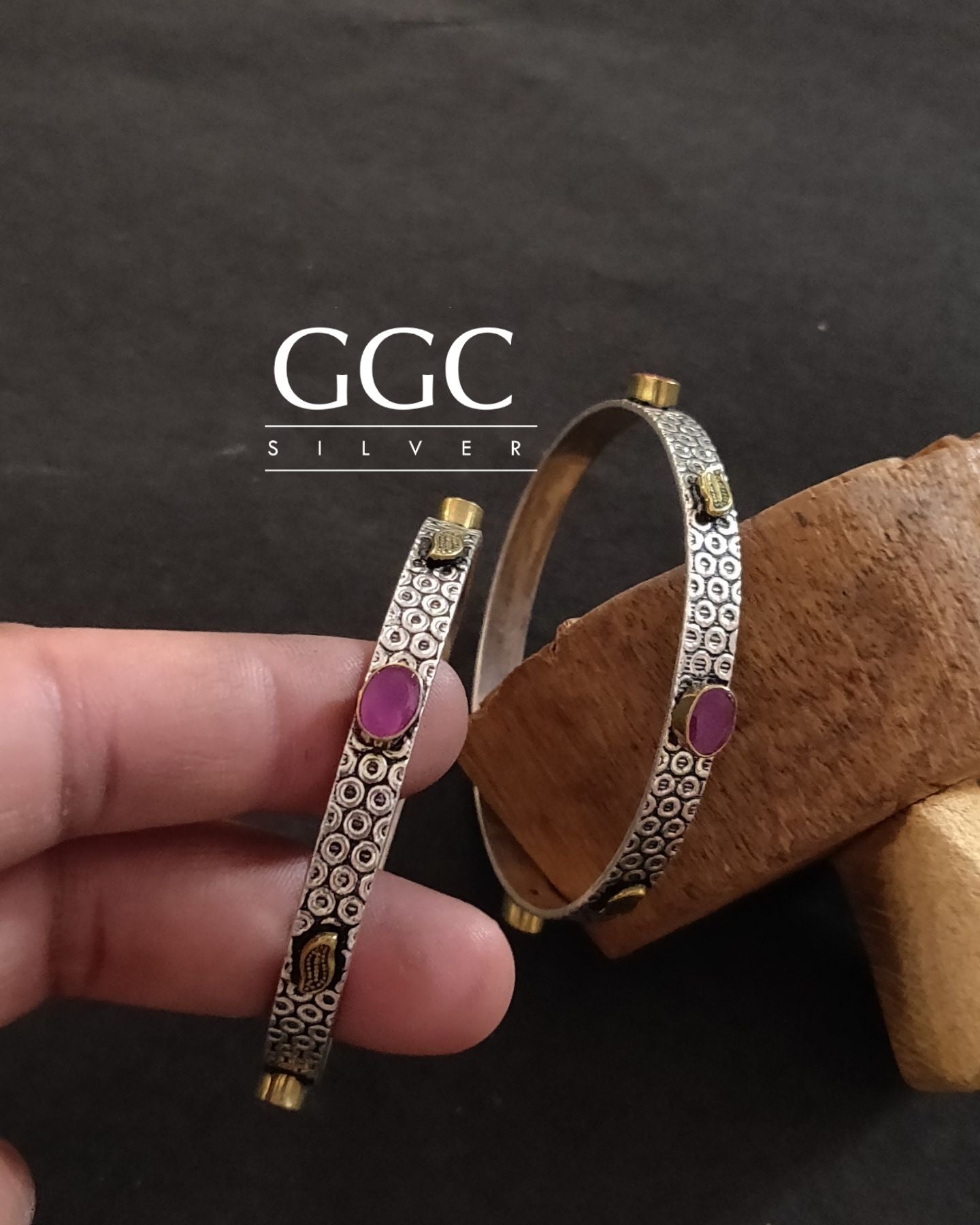 Stone bangle